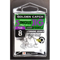 Гачки для риболовлі, GC Single Jig 1259, 10шт/уп, колір BN, №8